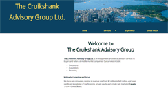 Desktop Screenshot of cruikshankadvisory.com